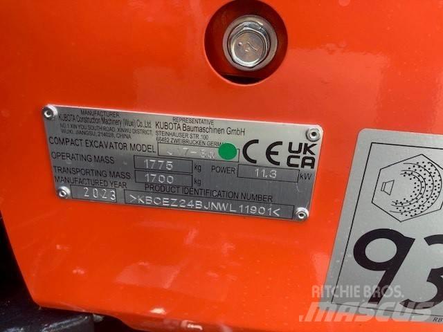 Kubota U 17-3 Mini excavators < 7t