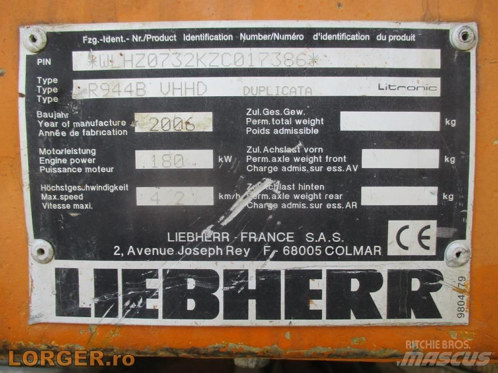 Liebherr R 944B VHHD Demolition excavators