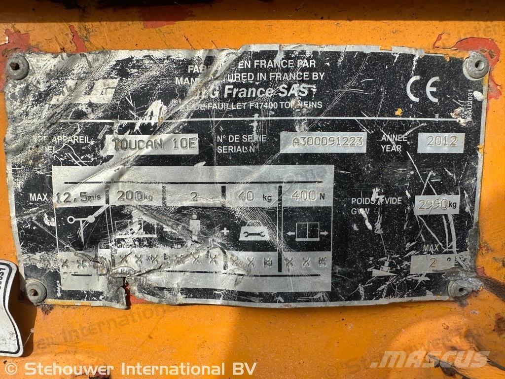 JLG Toucan 10E Other lifts and platforms