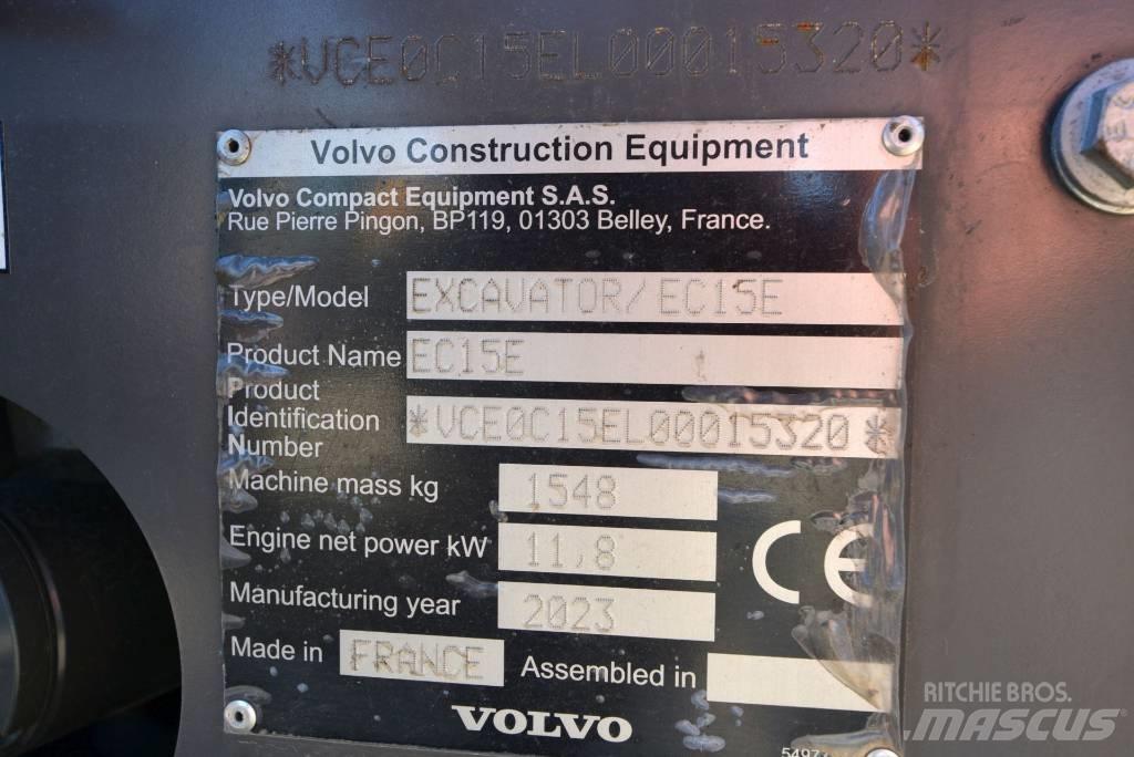 Volvo EC 15 E Mini excavators < 7t