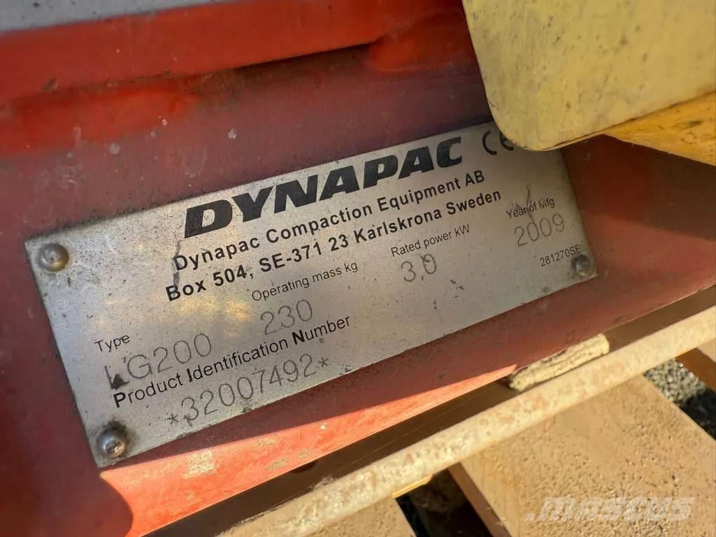 Dynapac LG200 Vibrator compactors