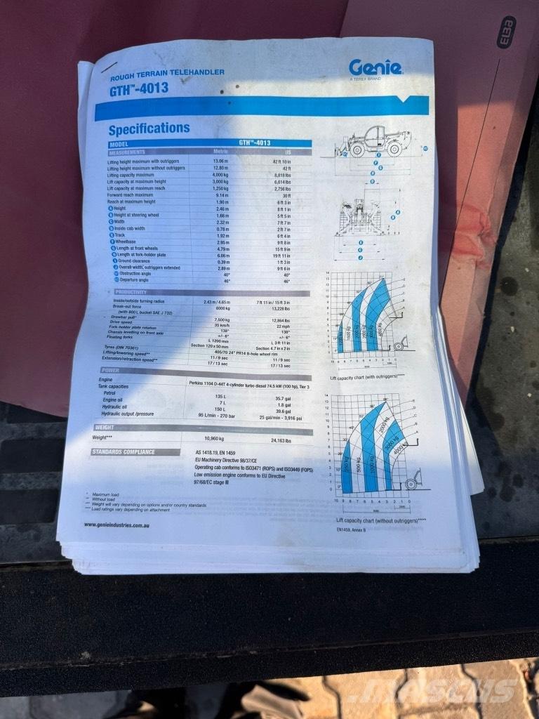 Genie GTH 4013 SX Telescopic handlers