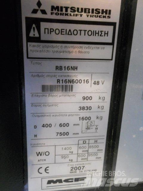 Mitsubishi RB16NH Reach truck