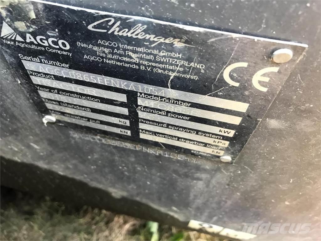 Challenger MT865E Crawler FEL's