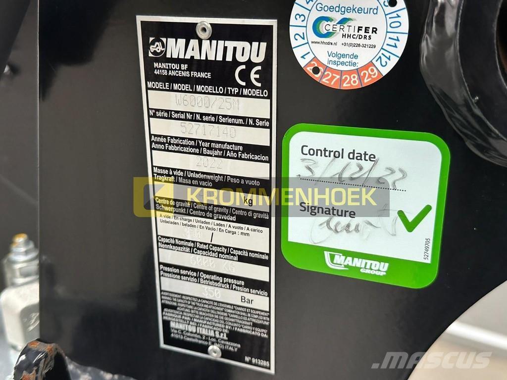 Manitou W6000 Telescopic handlers