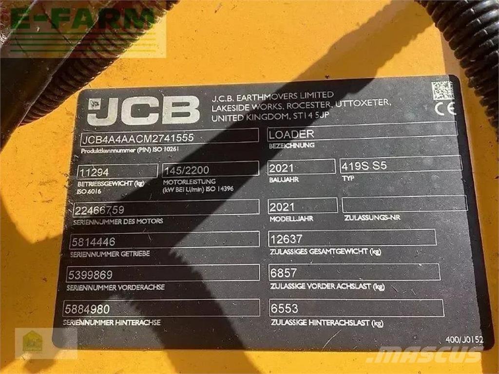 JCB 419s s5 Mini excavators < 7t