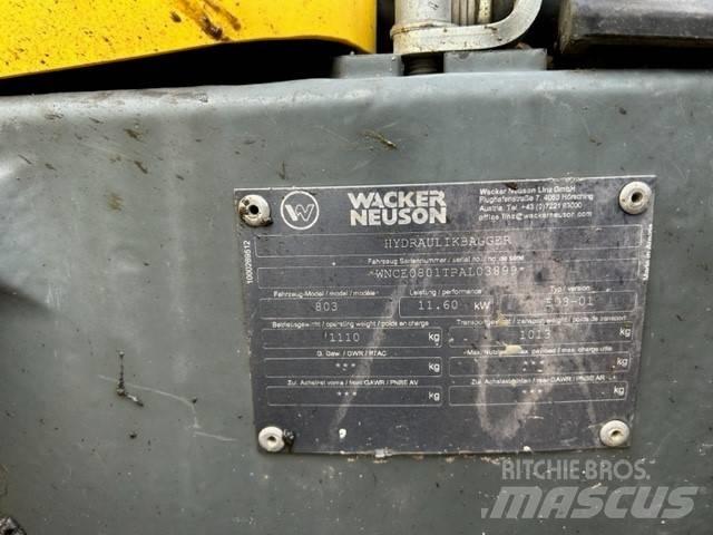 Wacker Neuson 803 Mini excavators < 7t