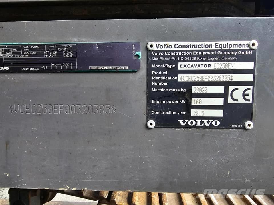 Volvo EC250 ENL Crawler excavators