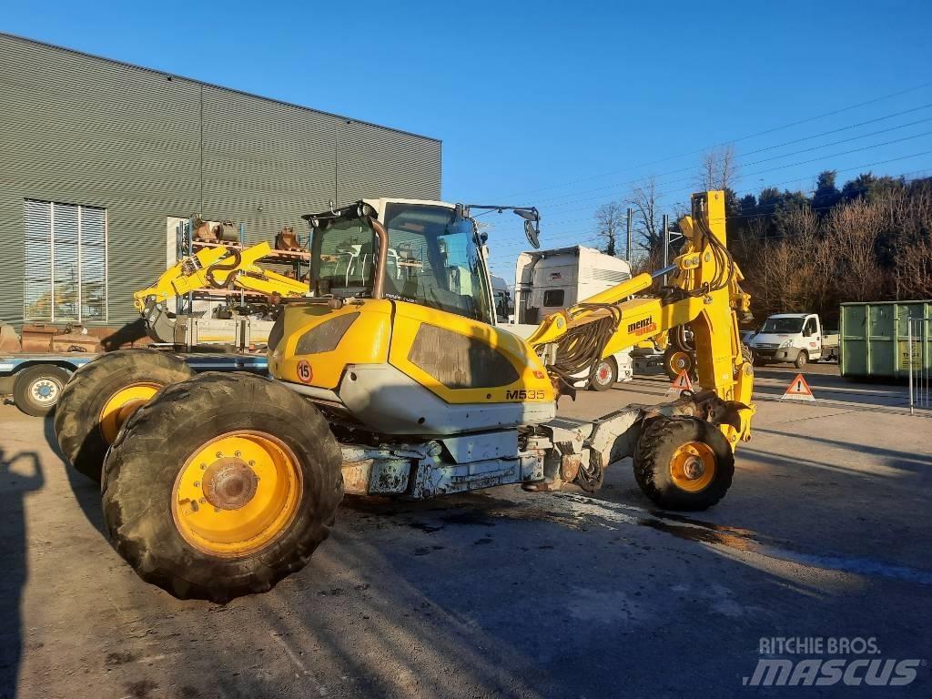 Menzi Muck M535 Wheeled excavators