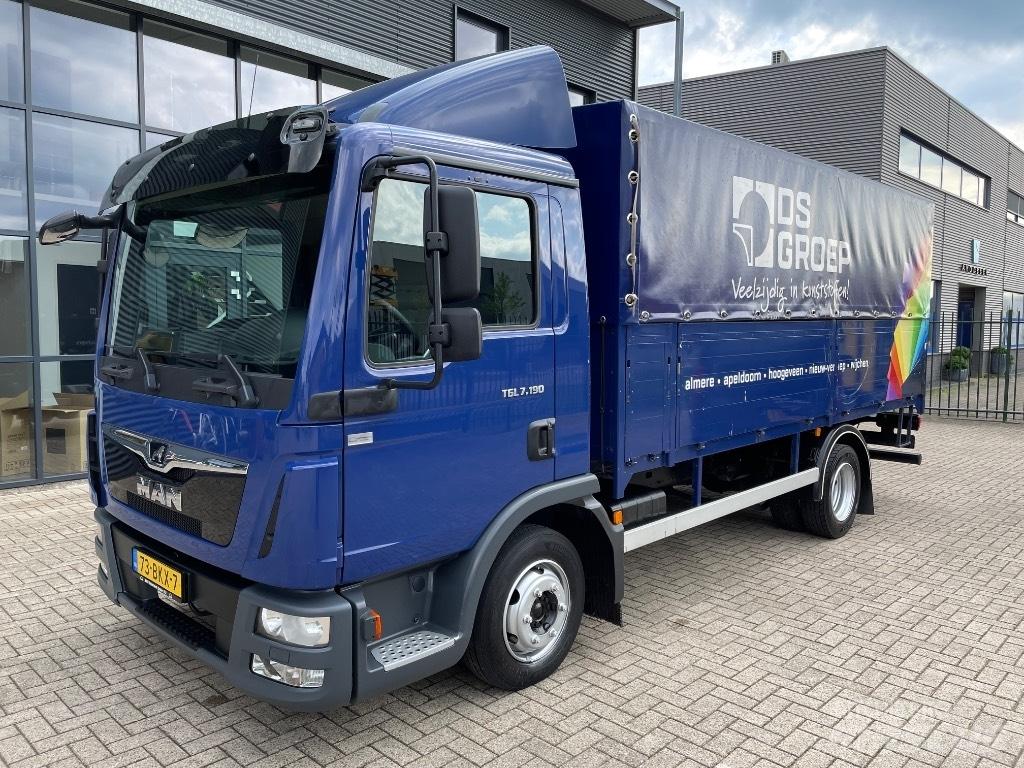 MAN TGL 7.190 Tautliner/curtainside trucks