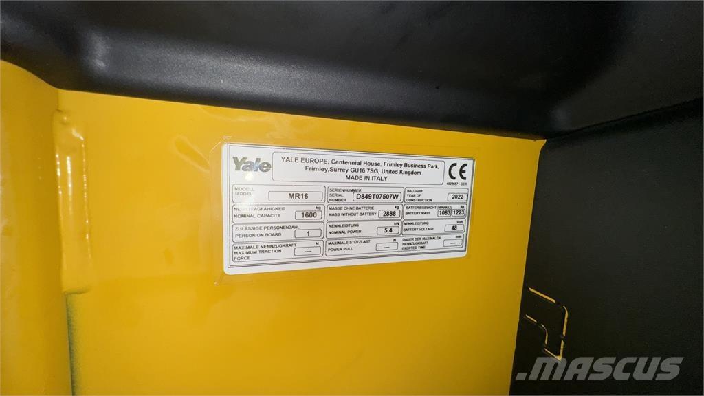Yale MR16 Reach truck