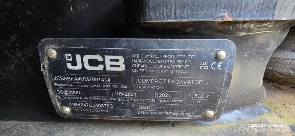 JCB 50 Z-2 Mini excavators < 7t