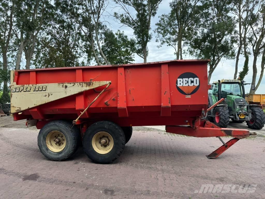 Beco Super 1000 Tipper trailers