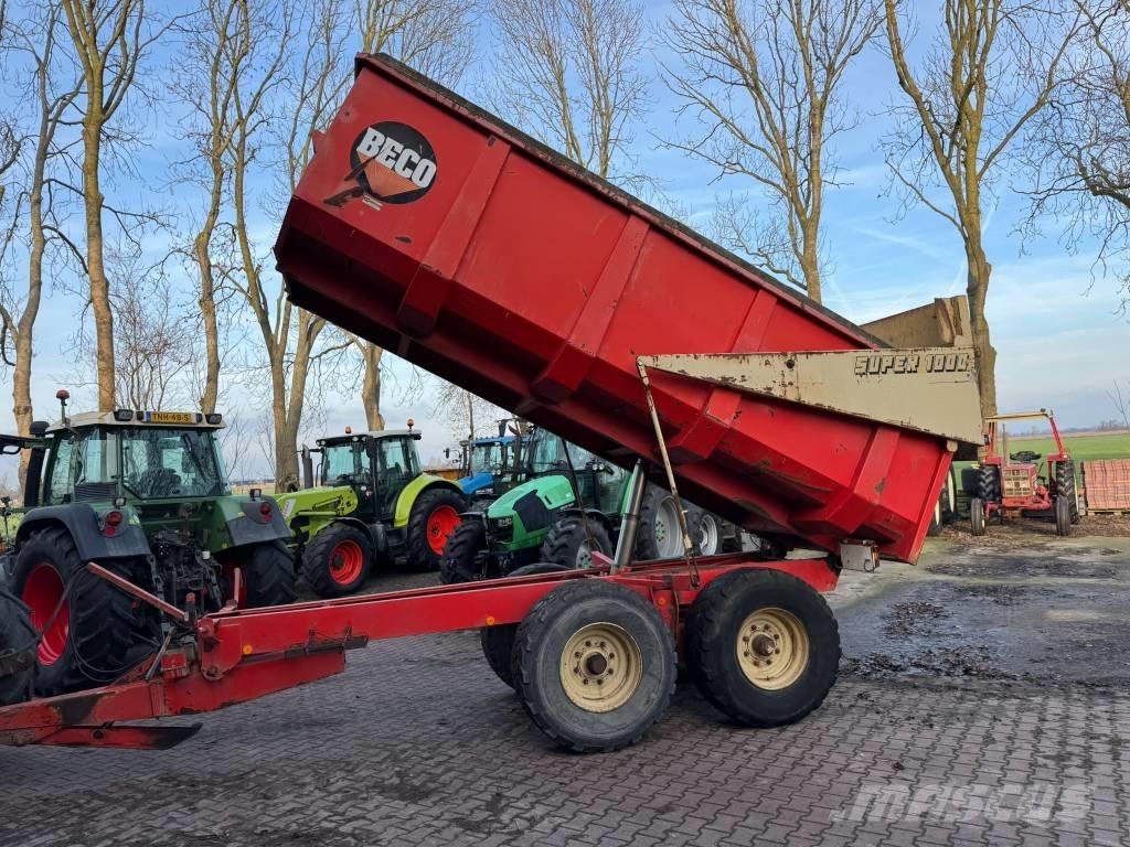 Beco Super 1000 Tipper trailers