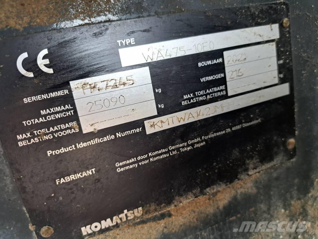 Komatsu WA 475-10E0 Wheel loaders