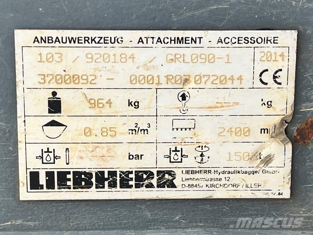 Liebherr SW48 Buckets