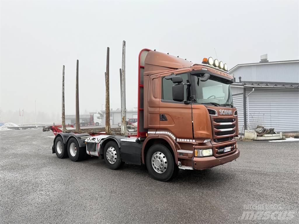 Scania R 730 8X4 Timber trucks