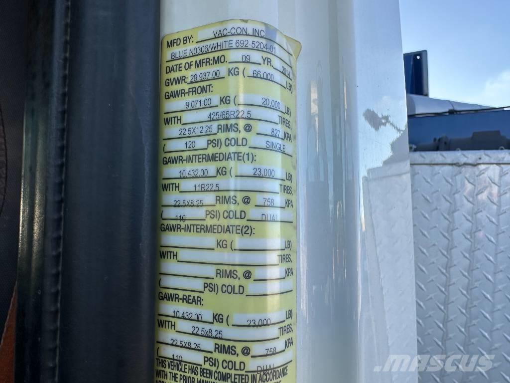 International 7500 Sewage disposal Trucks