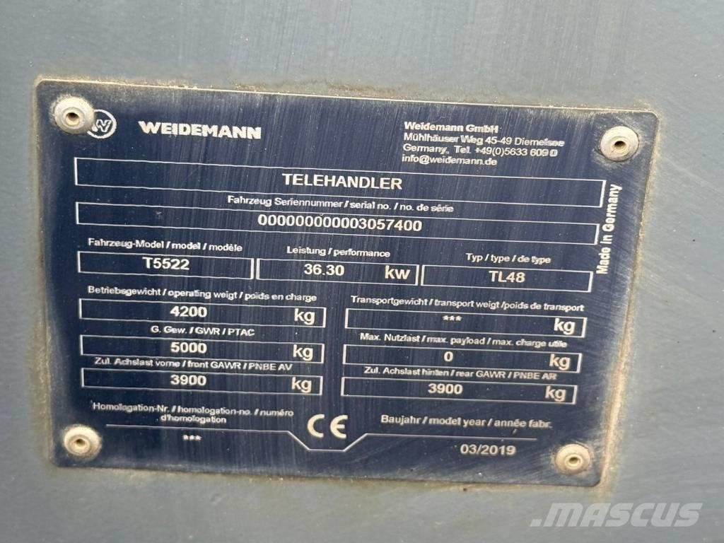 Weidemann T5522 Farming telehandlers