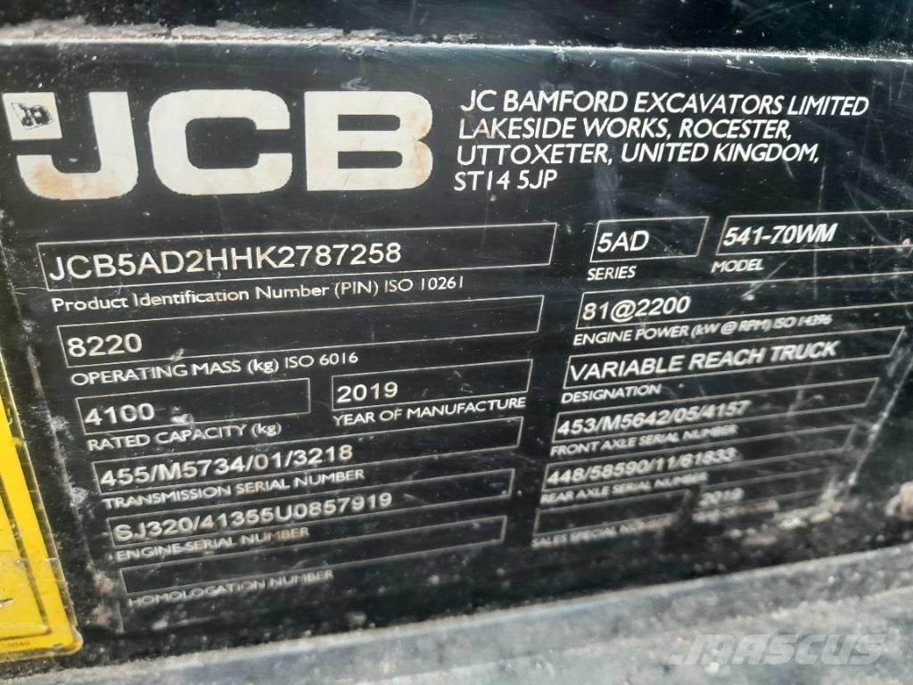 JCB 541-70 Farming telehandlers
