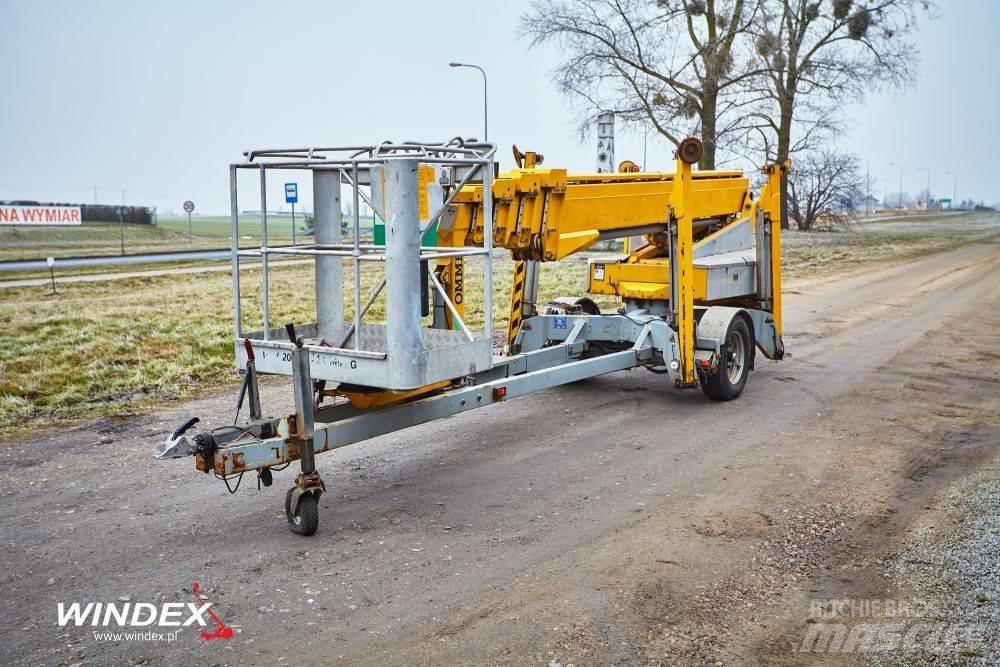 Ommelift 2100 EBZ Trailer mounted aerial platforms
