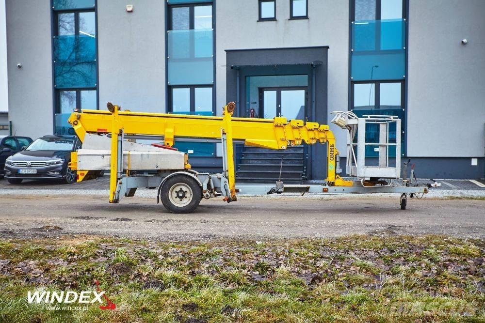 Ommelift 2100 EBZ Trailer mounted aerial platforms