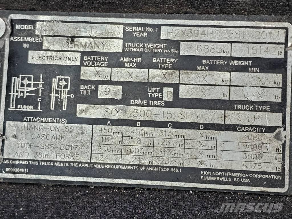 Linde H45T LPG trucks