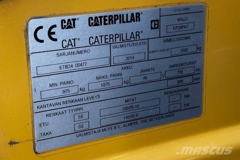 CAT EP 20 Electric forklift trucks