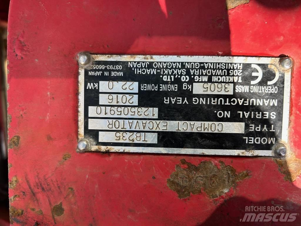Takeuchi TB 235 Mini excavators < 7t