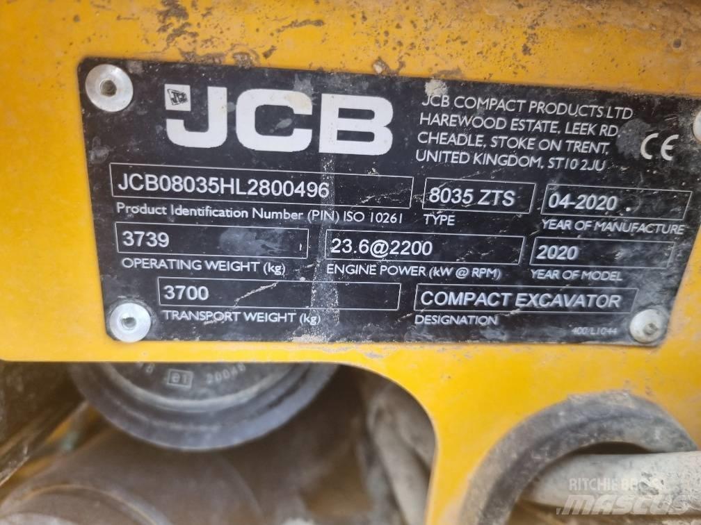 JCB 8035 ZTS Mini excavators < 7t