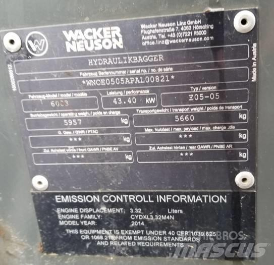 Wacker Neuson 6003 Crawler excavators