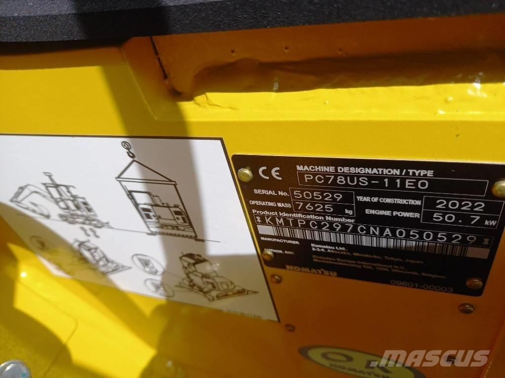Komatsu PC78US-11EO Midi excavators  7t - 12t