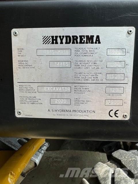Hydrema MX18T4 Wheeled excavators