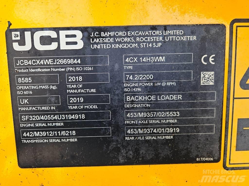 JCB 4 CX Eco TLB's