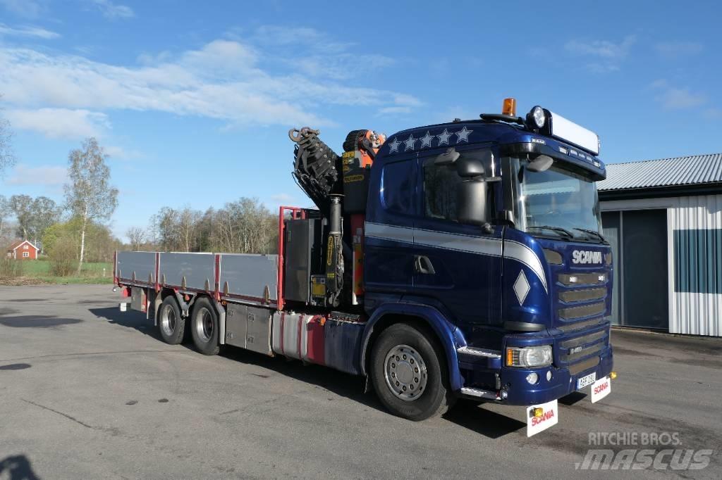 Scania G450 6x2 Crane trucks