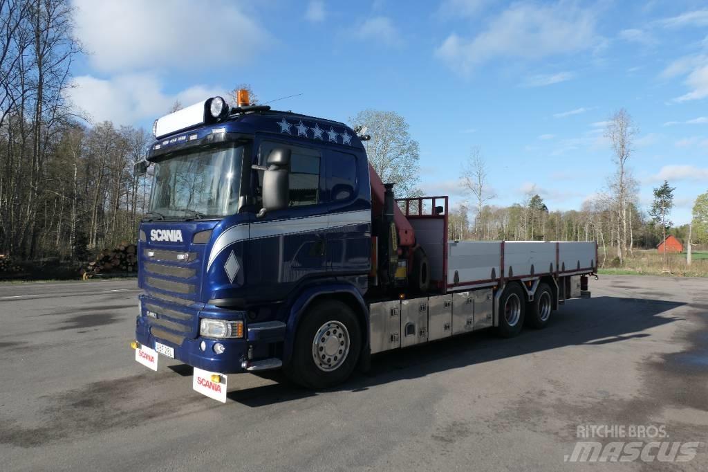 Scania G450 6x2 Crane trucks