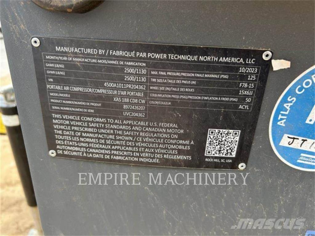 Atlas Copco XAS188CD Compressors