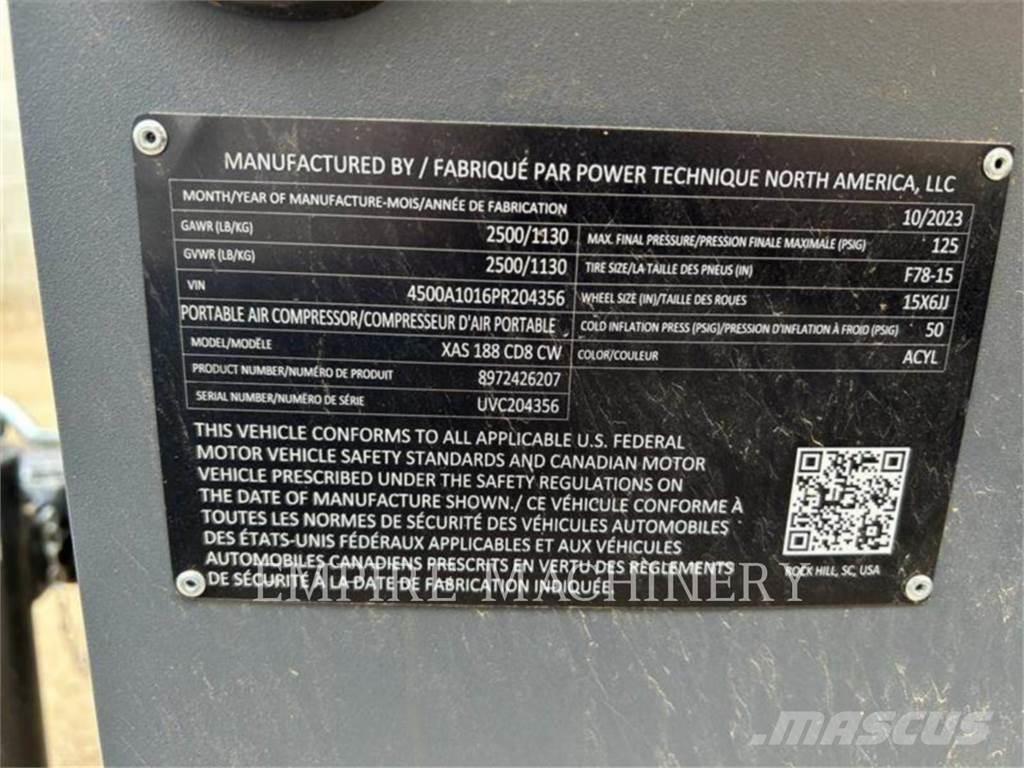 Atlas Copco XAS188CD Compressors