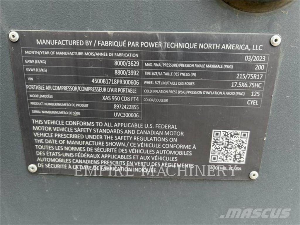 Atlas Copco XAS950CD Compressors