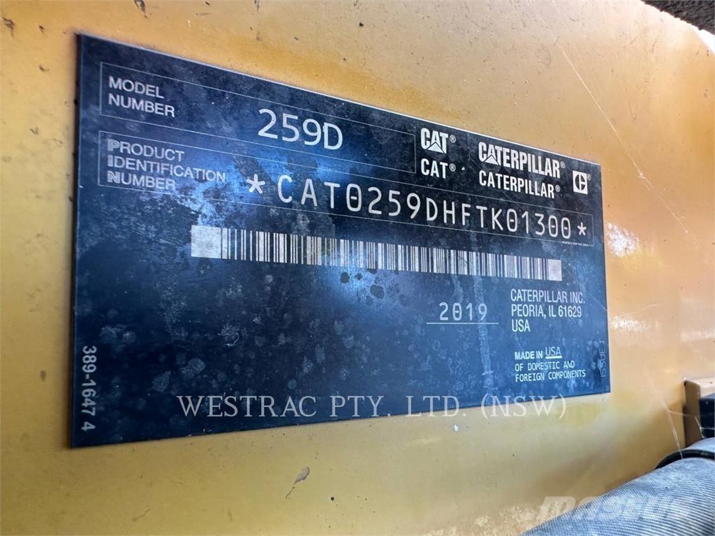 CAT 259D Crawler FEL's