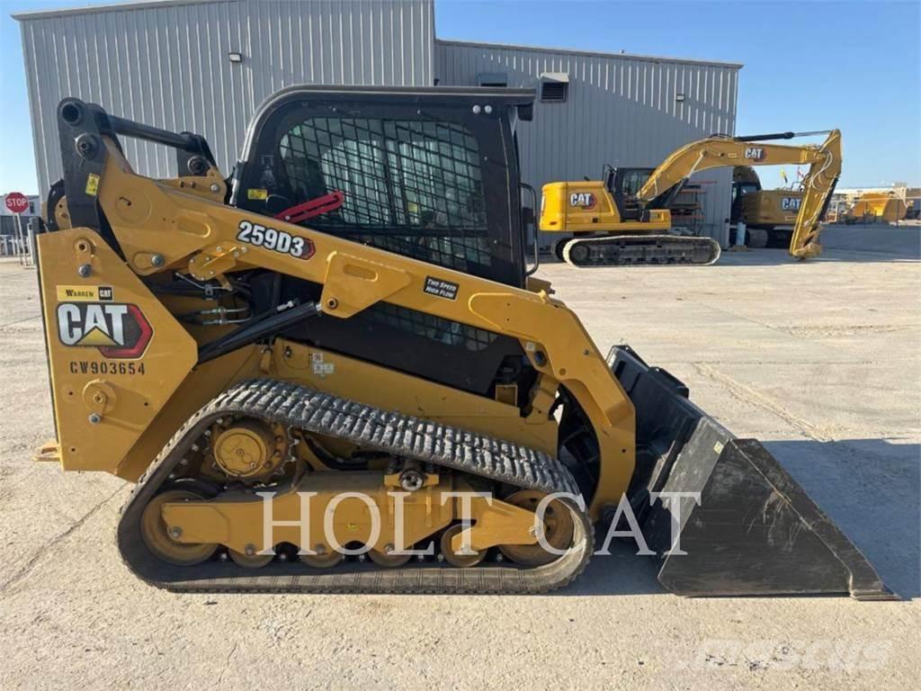 CAT 259D CAB Crawler FEL's