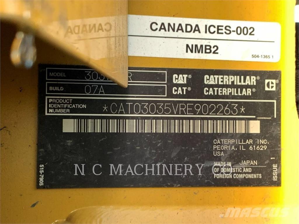 CAT 303.5 CRCB Crawler excavators