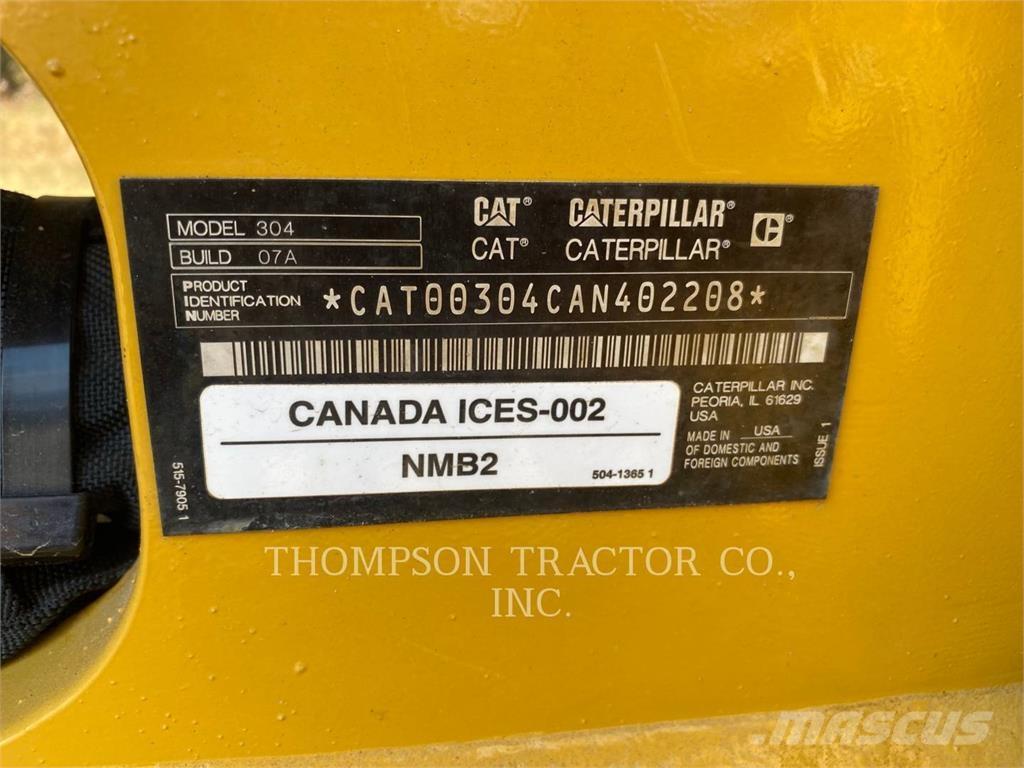 CAT 304 Crawler excavators