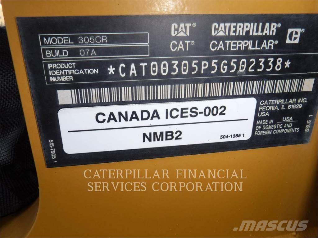 CAT 305-07CR Crawler excavators