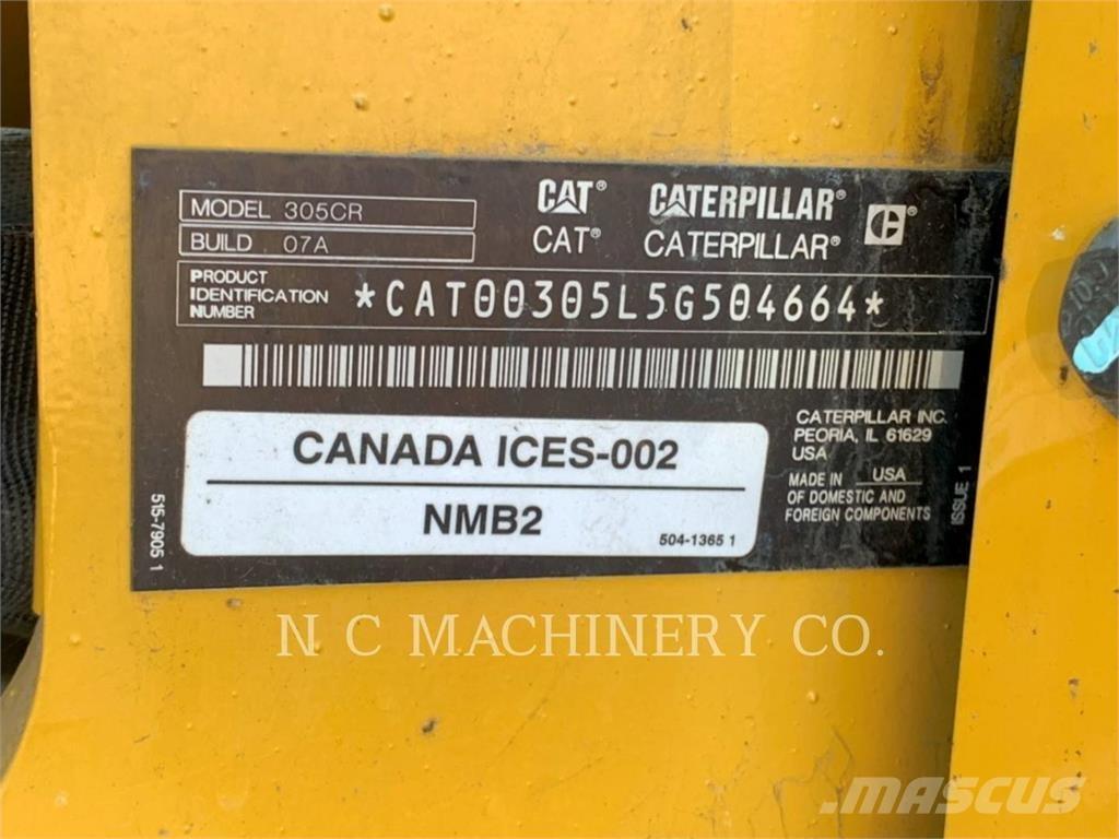 CAT 305 CRCB Crawler excavators
