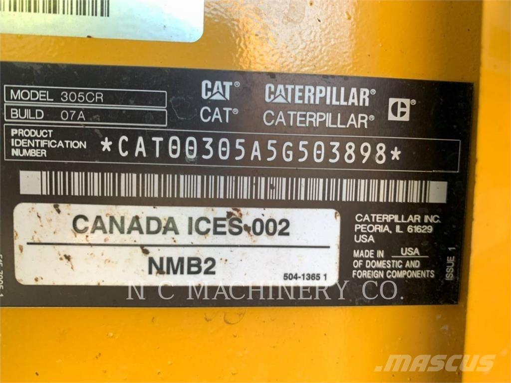 CAT 305 CRCB Crawler excavators