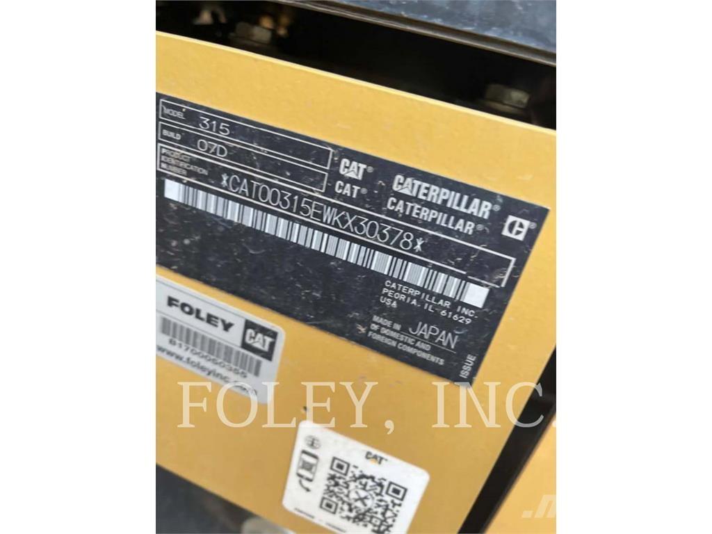 CAT 315-07 Crawler excavators