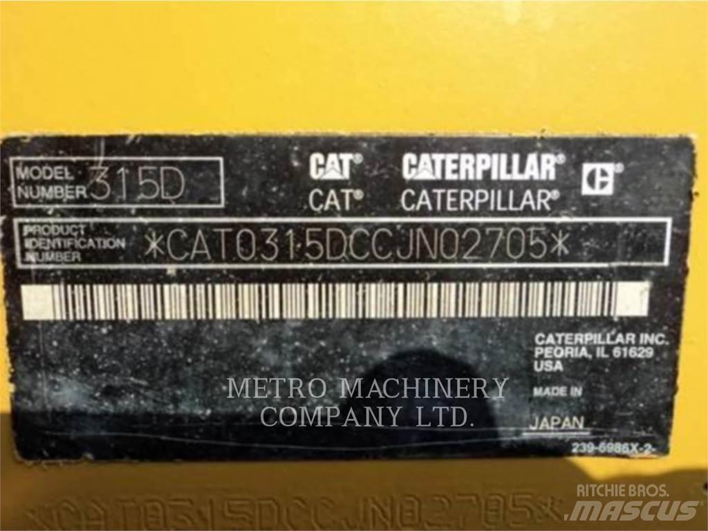 CAT 315DL Crawler excavators
