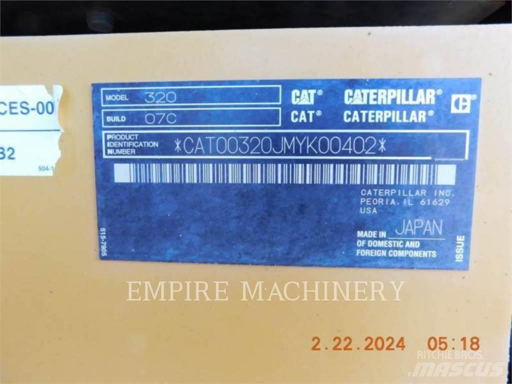 CAT 320-07 P Crawler excavators