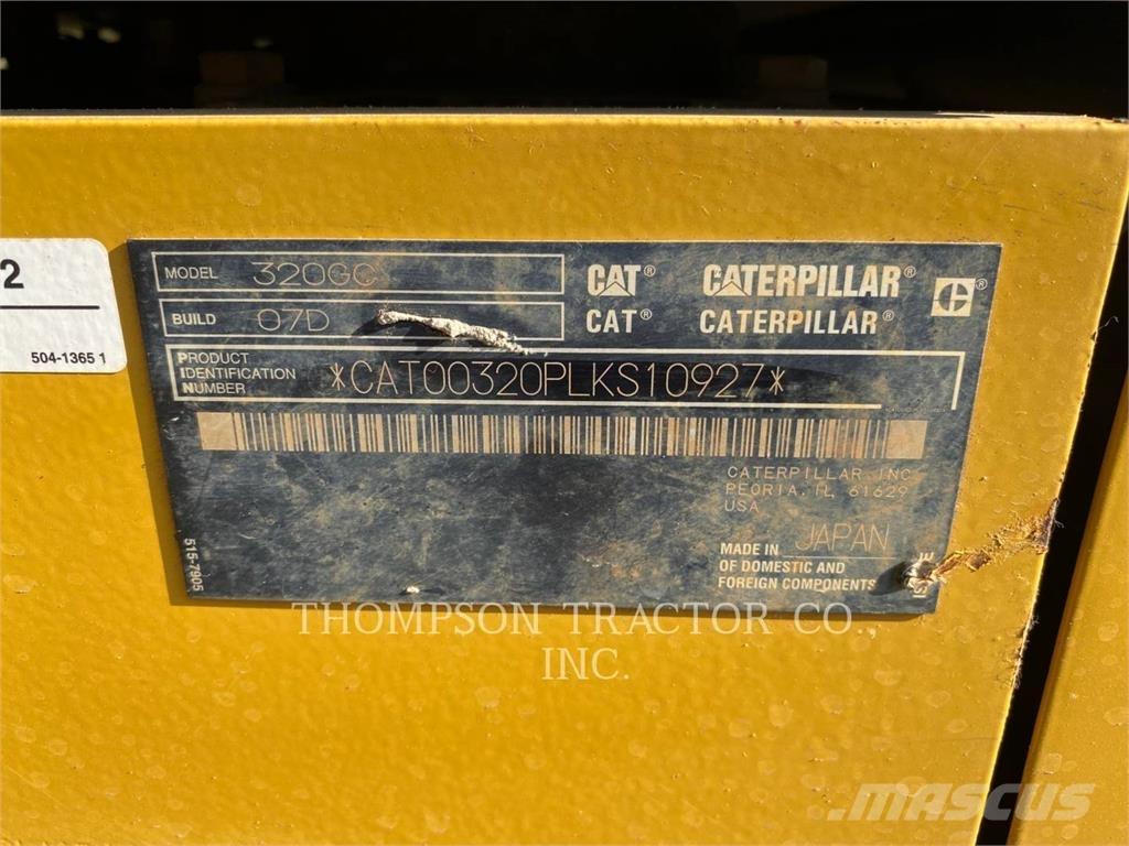 CAT 320GC Crawler excavators